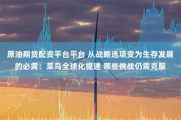原油期货配资平台平台 从战略选项变为生存发展的必需：菜鸟全球化提速 哪些挑战仍需克服