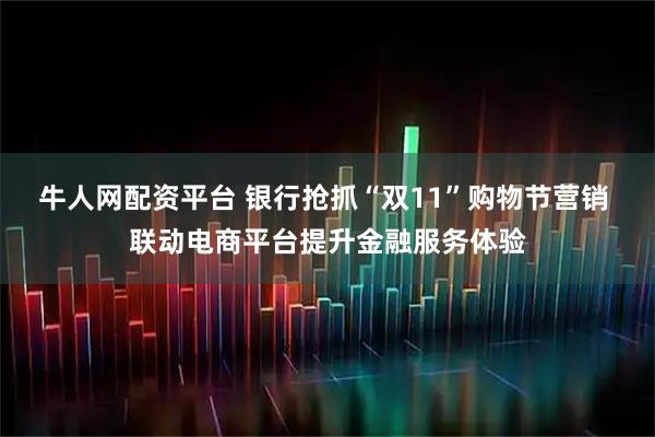 牛人网配资平台 银行抢抓“双11”购物节营销 联动电商平台提升金融服务体验